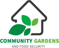 community gardens and food security logo