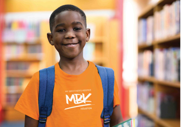 child participating in the My Brother's Keeper program